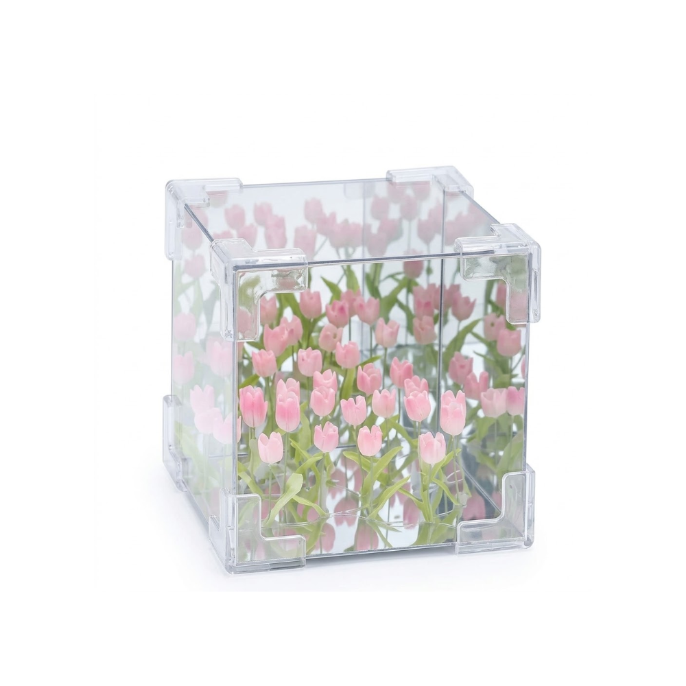 DIY Tulip Cube Lamp