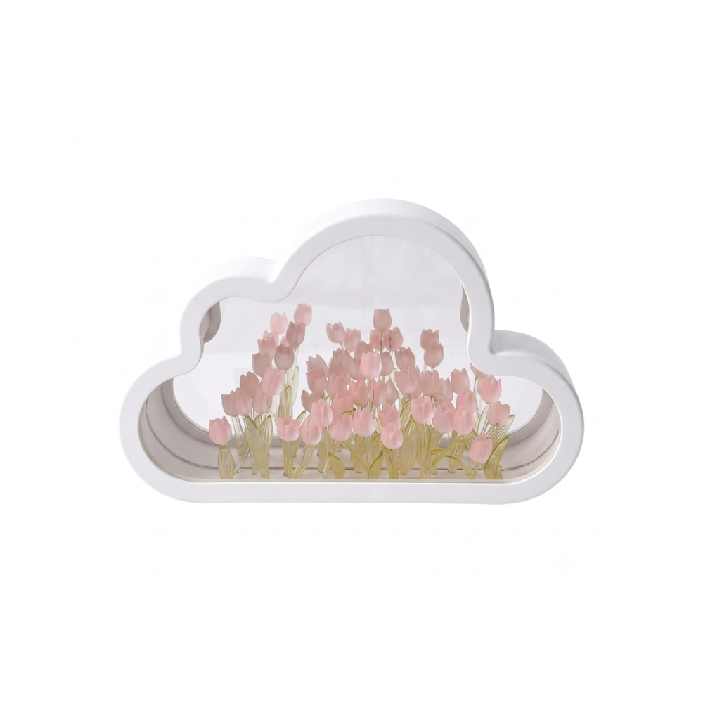DIY Tulip Cloud Lamp